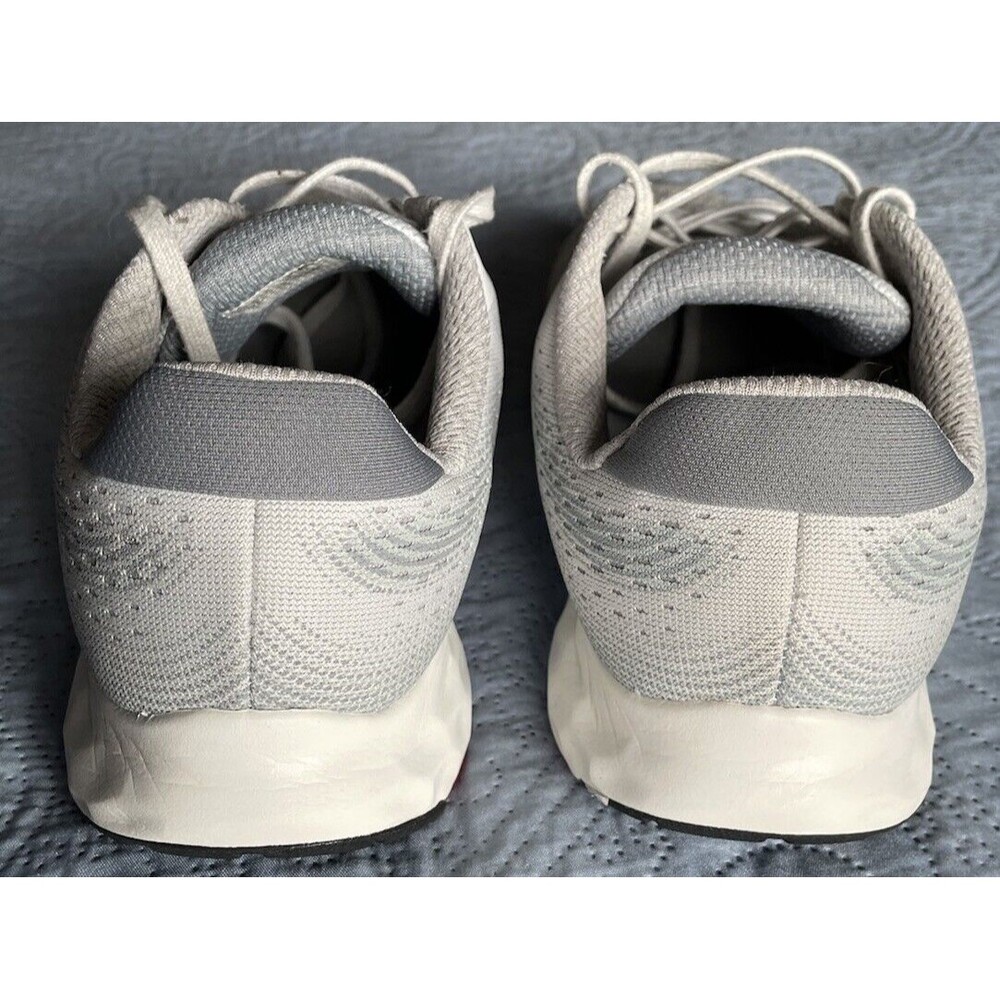 New Balance Gray and Red Athletic Shoes - Picture 4 of 12
